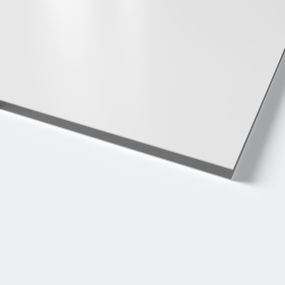 KAPA plast letvægts skumplade Hvid - 