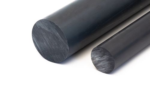 POM-C Ultralydstestet Rundstang Sort - FG - 