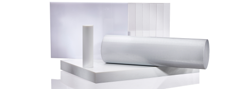 PET LF extruderet lav friktion lys grå - 