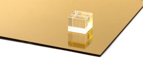 XT Akryl, guldspejl - PMMA
