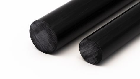 PVC-U Rundstang Sort - PVC