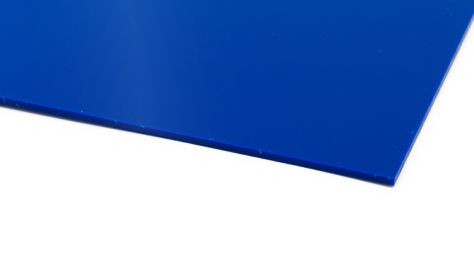 K&ouml;madur ES Plade bl&aring; 814 blank - PVC