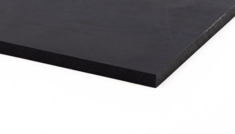 PA 6 plade, ekstruderede, Sort - PA