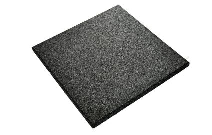 UniSoft gummiflise - Sort - 