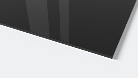 Plexiglas st&oslash;bt sort 9H01 SK-Folie 3.050 x 2.030 x 5 mm - PMMA