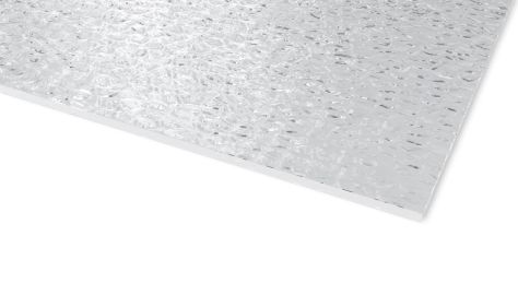 Plexiglas XT Textures klar 0A000 TK Dr&aring;ber/tern - 